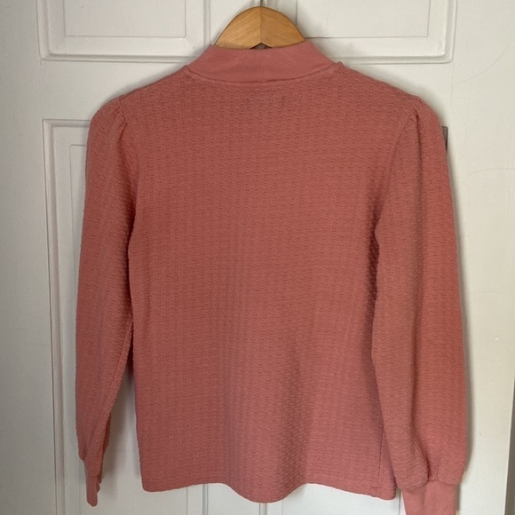 JCrew pointelle mock neck top - Picture 7 of 7
